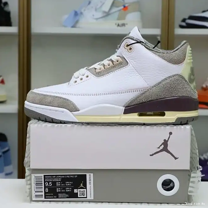 X JORDAN 3 AIR MANIÉRE WMNS Kimikick 0702